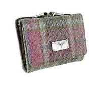 Glen Appin Harris Tweed Ladies Small Unst Purse LB2113 (Colour 134 Soft Pink Buchanan)
