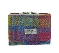 Glen Appin Harris Tweed Ladies Small Unst Purse LB2113 (Colour 46 Multi Tartan)