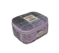 Glen Appin Harris Tweed 'Shuna' Jewellery Box (Soft Purple Tartan)