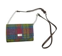 Glen Appin Harris Tweed 'Strathy' Wallet Shoulder Handbag (46 Multi-Check)