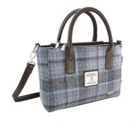 Glen Appin Harris Tweed Tote Handbag - LB1228 Brora (Col 155 Soft Purple Tartan)