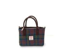 Glen Appin Harris Tweed Tote Handbag - LB1228 Brora (Colour 94 Skye Tartan)