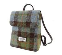 Glen Appin Harris Tweed 'Tummel' Mini Backpack (Colour 15 Green)