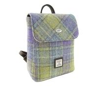 Glen Appin Harris Tweed 'Tummel' Mini Backpack (Col 112 Lilac Green)