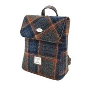 Glen Appin Harris Tweed 'Tummel' Mini Backpack (Col 127 Grey Rust)