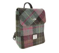 Glen Appin Harris Tweed 'Tummel' Mini Backpack (Col 137 Green Purple)