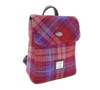 Glen Appin Harris Tweed 'Tummel' Mini Backpack (Col 142 Orange Purple)