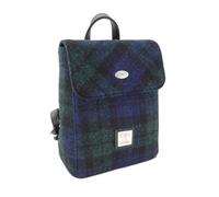 Glen Appin Harris Tweed 'Tummel' Mini Backpack (Colour 60 Black/Check)