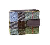 Glen Appin Harris Tweed Wallet (Col. 15 Blue Check)