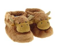 Glen Appin Highland Cow Booties - 12-18 Months