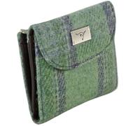 Glen Appin Jura LB2002 Women's Harris Tweed Small Wallet (Col 139 Green)