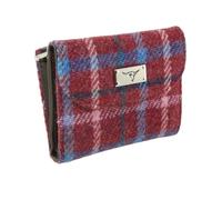 Glen Appin Jura LB2002 Women's Harris Tweed Small Wallet (Colour 151 Rust Red)