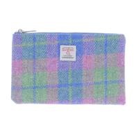 Glen Appin of Scotland Berneray Medium Coin Purse Cosmetic Bag (Colour 135 Soft Blue/Pink)