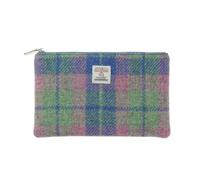 Glen Appin of Scotland Berneray Medium Coin Purse Cosmetic Bag (Colour 135 Soft Blue/Pink)