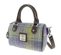 Glen Appin Of Scotland Harris Tweed 'Kilbride' Mini Tote Bag - Green Check Col 112