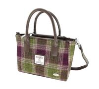 Glen Appin Of Scotland Harris Tweed Tote Handbag - LB1228 Brora (Col 125 Heather)
