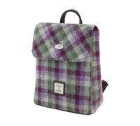 Glen Appin OF SCOTLAND Harris Tweed Tummel Backpack/Rucksack LB1213 (Col 133 Green Check)