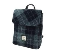 Glen Appin OF SCOTLAND Harris Tweed Tummel Backpack/Rucksack LB1213 (COL95 Black/Grey Check)