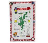 Glen Appin of Scotland Shetland Map Tea Towel