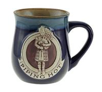 Glen Appin of Scotland Stoneware Mug with Piper - Blue