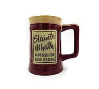Glen Appin Red Stoneware Beer Mug -Slainte Mhath