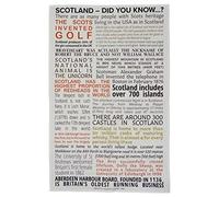 GLEN APPIN Scotland Did you Know? Cotton Tea Towel