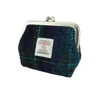 Glen Appin Small Clasp Purse Eigg (Colour 119 Blue/Turquoise Check)