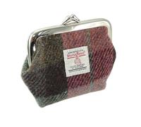 Glen Appin Small Clasp Purse Eigg (Colour 137 Muted Green & Pink Tartan)