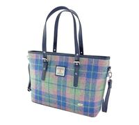 Glen Appin Spey Large Tote Handbag LB1028 (Col 135 Blue Pink)