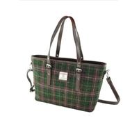 Glen Appin Spey Large Tote Handbag LB1028 (Colour 107 Green Plum Check)