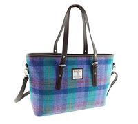 Glen Appin Spey Large Tote Handbag LB1028 (Colour 79 Turquoise Check)