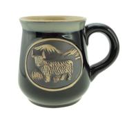 Glen Appin Stoneware Piping Hot Mug Featuring A Highland Cow Coo