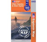 Glen Cassley and Glen Oykel: Sheet 440 (OS Explorer Map Active)