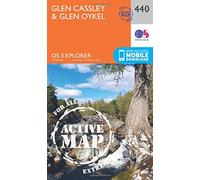 Glen Cassley & Glen Oykel Map | Weatherproof | Assynt-Coigach | Ordnance Survey | OS Explorer Active Map 440 | Scotland | Walks | Hiking | Maps | Adventure