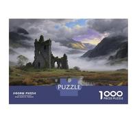 Glen Coe 1000 Piece Sturdy Cardboard Scenic Spots Puzzle Hard Challenge Family Evening Relaxation Mindfulness Gift 38x26cm/1000pcs