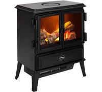 Glen Dimplex Dimplex Okt20 Oakhurst Opti-Myst Electric Stove, Black Free Standing Electric Fireplace, Realistic Led Flame And Smoke Effect, Fa