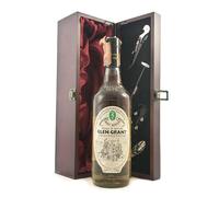 Glen Grant 5 Year Old Highland Malt Whisky 1976 in a silk lined wooden box, 1 x 700ml