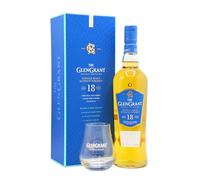 Glen Grant - Single Malt Scotch - 18 year old Whisky 70cl 43% ABV (Includes Tasting Glass)