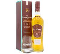 Glen Grant - Speyside Single Malt Scotch - 12 year old Whisky 70cl 43% ABV (Includes Tasting Glass)