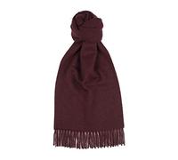 Glen Isla 100% Cashmere Scarf Plain Crimson Red - Made In Scotland