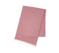 Glen Isla 100% Cashmere Summer Lightweight Large Scarf/Stole/Shawl - Pale Red | Made In Scotland