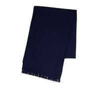 Glen Isla 100% Merino Wool Summer Lightweight Large Scarf/Stole/Shawl - Dark Navy Blue | Made In Scotland