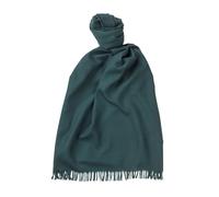 Glen Isla 100% Merino Wool Summer Lightweight Scarf/Shawl - Green | Made In Scotland