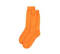 Glen Isla Womens Cashmere Bed Socks Orange - Made in Scotland