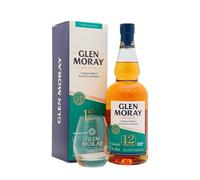 Glen Moray - 12 year old Elgin Heritage Speyside Single Malt Scotch Whisky 70cl 40% ABV (Includes Branded Glass)