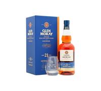 Glen Moray - 21 year old Elgin Heritage Speyside Single Malt Scotch Whisky 70cl 46.3% ABV (Includes Branded Glass)
