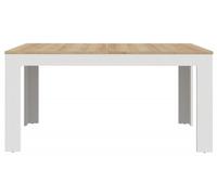 Glen White 6-8 Seater Extending Dining Table