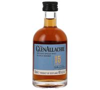 GlenAllachie - 15 year old Single Malt Scotch Whisky 5cl 46% ABV Miniature