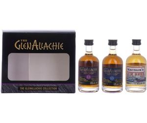 GlenAllachie - 2021 Edition Miniature Gift Pack 3 x 5cl - Whisky 5cl x 3 46% ABV