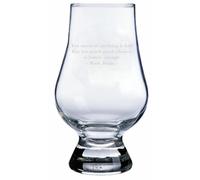 GLENCAIRN Mark Twain Quote Whisky Glass